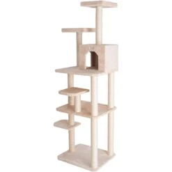 GleePet 74-in Faux Fur Cat Tree & Condo -Almo nature Sales 130298 PT1. AC SS1800 V1639794091