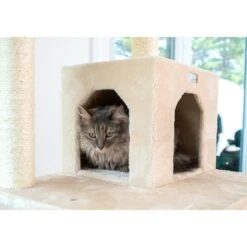 GleePet 74-in Faux Fur Cat Tree & Condo -Almo nature Sales 130298 PT5. AC SS1800 V1639789608
