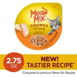 Meow Mix Chunks In Gravy With Real Chicken Breast Wet Cat Food -Almo nature Sales 130528 PT2. AC SS1800 V1674772973