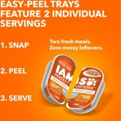 Iams Perfect Portions Healthy Kitten Chicken Recipe Pate Grain-Free Wet Cat Food Trays -Almo nature Sales 131321 PT2. AC SS1800 V1617075208