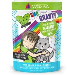 BFF OMG Shazaam! Lamb & Tuna Dinner In Gravy Grain-Free Cat Food Pouches