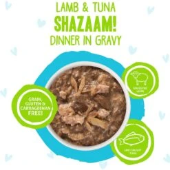 BFF OMG Shazaam! Lamb & Tuna Dinner In Gravy Grain-Free Cat Food Pouches -Almo nature Sales 132291 PT2. AC SS1800 V1644909175