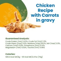 Almo Nature HQS Complete Chicken Recipe With Carrots Grain-Free Canned Cat Food 14 Almo Nature HQS Complete Chicken Recipe With Carrots Grain-Free Canned Cat Food -Almo nature Sales 132341 PT4. AC SS1800 V1632848478