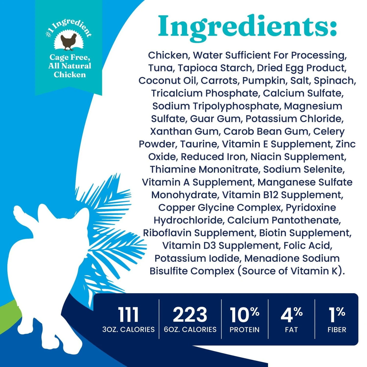 Solid Gold Tropical Blendz With Chicken & Coconut Oil Pate Grain-Free Canned Cat Food 6 Solid Gold Tropical Blendz With Chicken & Coconut Oil Pate Grain-Free Canned Cat Food - Image 4