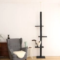 Cat Craft Floor-to-Ceiling Carpet Cat Tree -Almo nature Sales 136811 PT6. AC SS1800 V1586445695