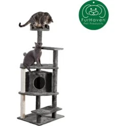 Tiger Tough Platform House Playground 59.8-in Faux Fur Cat Tree & Condo -Almo nature Sales 140766 PT3. AC SS1800 V1618279936