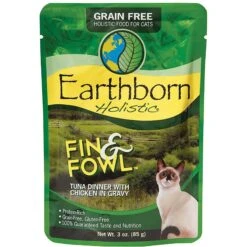 Earthborn Holistic Fin & Fowl Tuna Dinner With Chicken In Gravy Grain-Free Cat Food