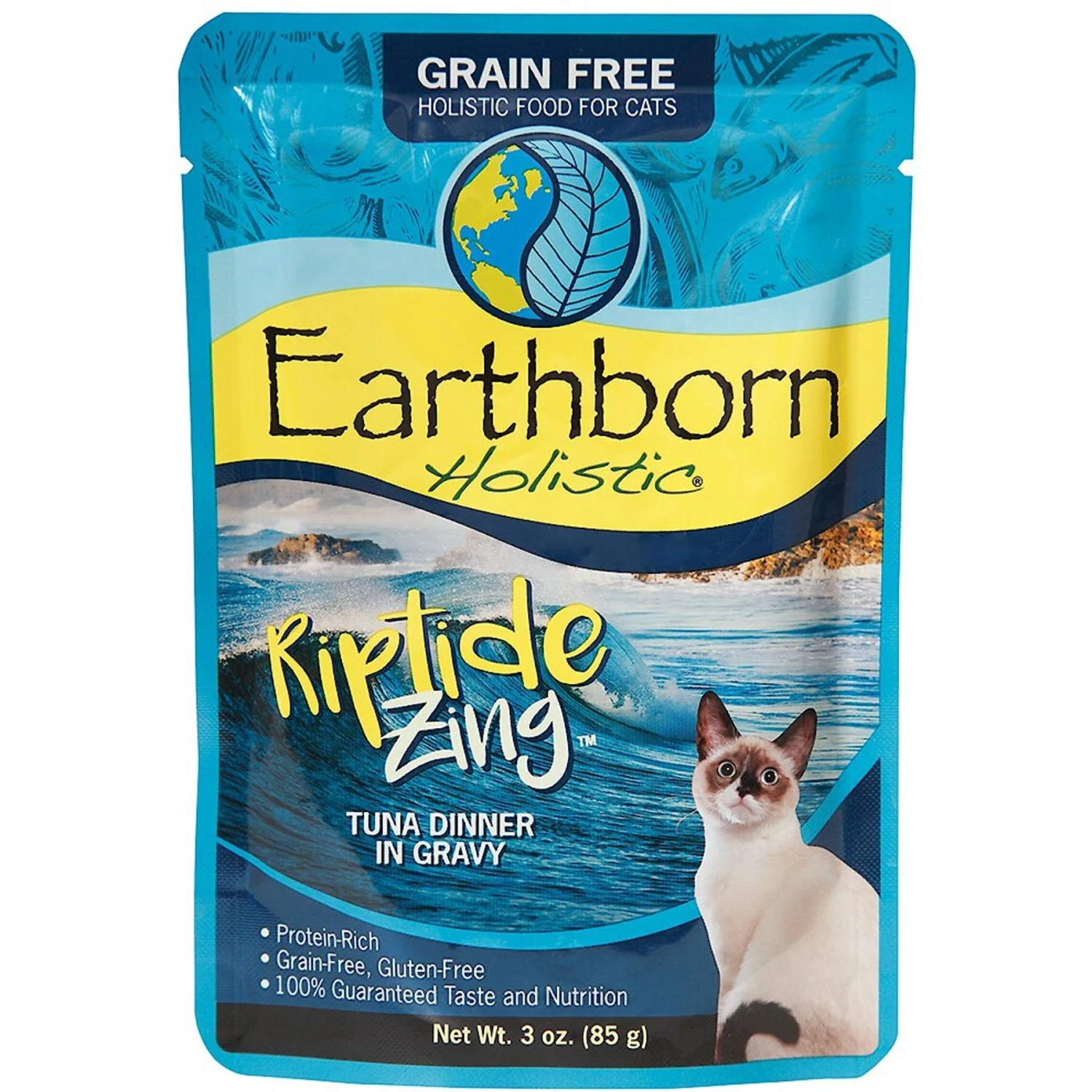 Earthborn Holistic Riptide Zing Tuna Dinner In Gravy Grain-Free Cat Food 3 Earthborn Holistic Riptide Zing Tuna Dinner In Gravy Grain-Free Cat Food