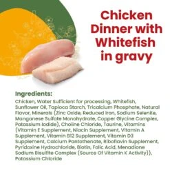 Almo Nature HQS La Cucina Chicken With Whitefish Grain-Free Cat Food Pouches -Almo nature Sales 141494 PT3. AC SS1800 V1639525609