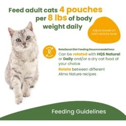 Almo Nature HQS La Cucina Chicken With Whitefish Grain-Free Cat Food Pouches -Almo nature Sales 141494 PT6. AC SS1800 V1632849716