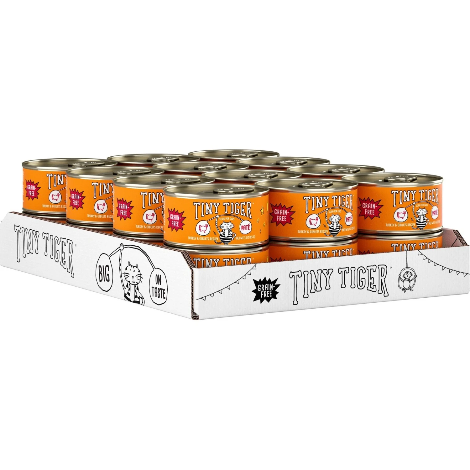 Tiny Tiger Pate Turkey & Giblets Recipe Grain-Free Canned Cat Food 4 Tiny Tiger Pate Turkey & Giblets Recipe Grain-Free Canned Cat Food - Image 2