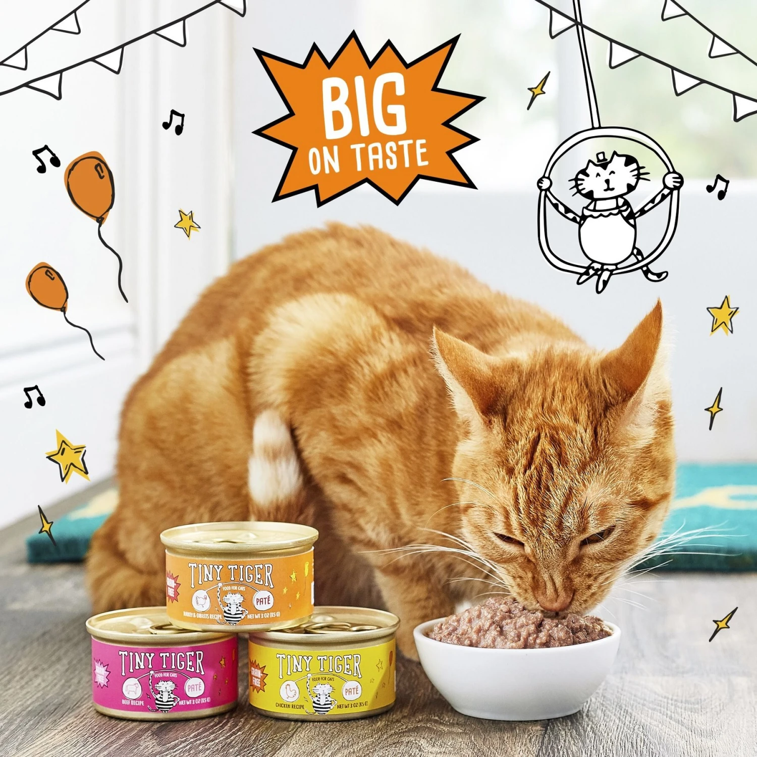 Tiny Tiger Pate Turkey & Giblets Recipe Grain-Free Canned Cat Food 7 Tiny Tiger Pate Turkey & Giblets Recipe Grain-Free Canned Cat Food - Image 5