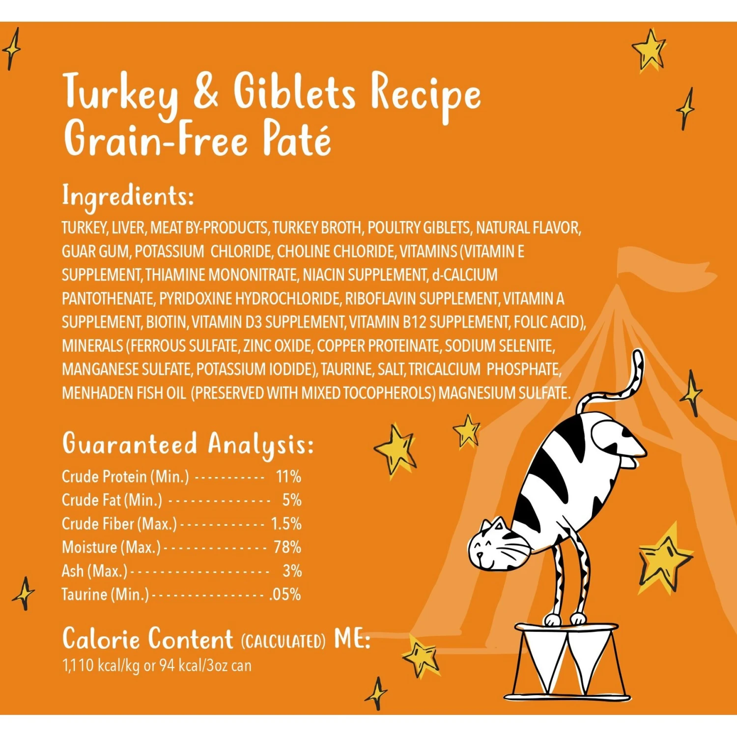 Tiny Tiger Pate Turkey & Giblets Recipe Grain-Free Canned Cat Food 8 Tiny Tiger Pate Turkey & Giblets Recipe Grain-Free Canned Cat Food - Image 6