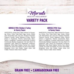 Wellness Healthy Indulgence Morsels Grain-Free Variety Pack Cat Food Pouches 16 Wellness Healthy Indulgence Morsels Grain-Free Variety Pack Cat Food Pouches -Almo nature Sales 145537 PT6. AC SS1800 V1621987661