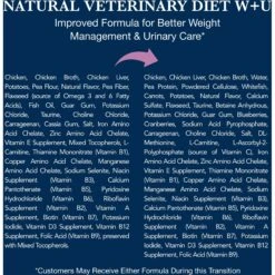 Blue Buffalo Natural Veterinary Diet W+U Weight Management + Urinary Care Grain-Free Wet Cat Food 14 Blue Buffalo Natural Veterinary Diet W+U Weight Management + Urinary Care Grain-Free Wet Cat Food -Almo nature Sales 147688 PT4. AC SS1800 V1695132282