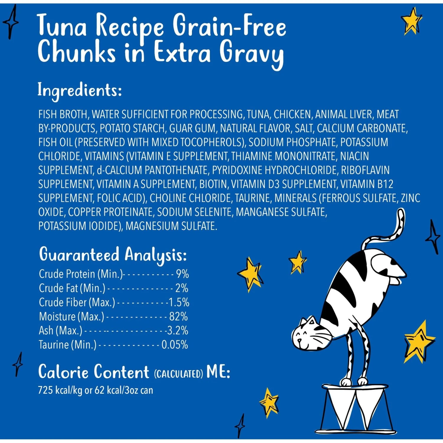 Tiny Tiger Chunks In EXTRA Gravy Tuna Recipe Grain-Free Canned Cat Food 8 Tiny Tiger Chunks In EXTRA Gravy Tuna Recipe Grain-Free Canned Cat Food - Image 6