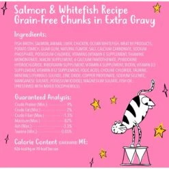 Tiny Tiger Chunks In EXTRA Gravy Salmon & Whitefish Recipe Grain-Free Canned Cat Food -Almo nature Sales 147774 PT5. AC SS1800 V1687286228