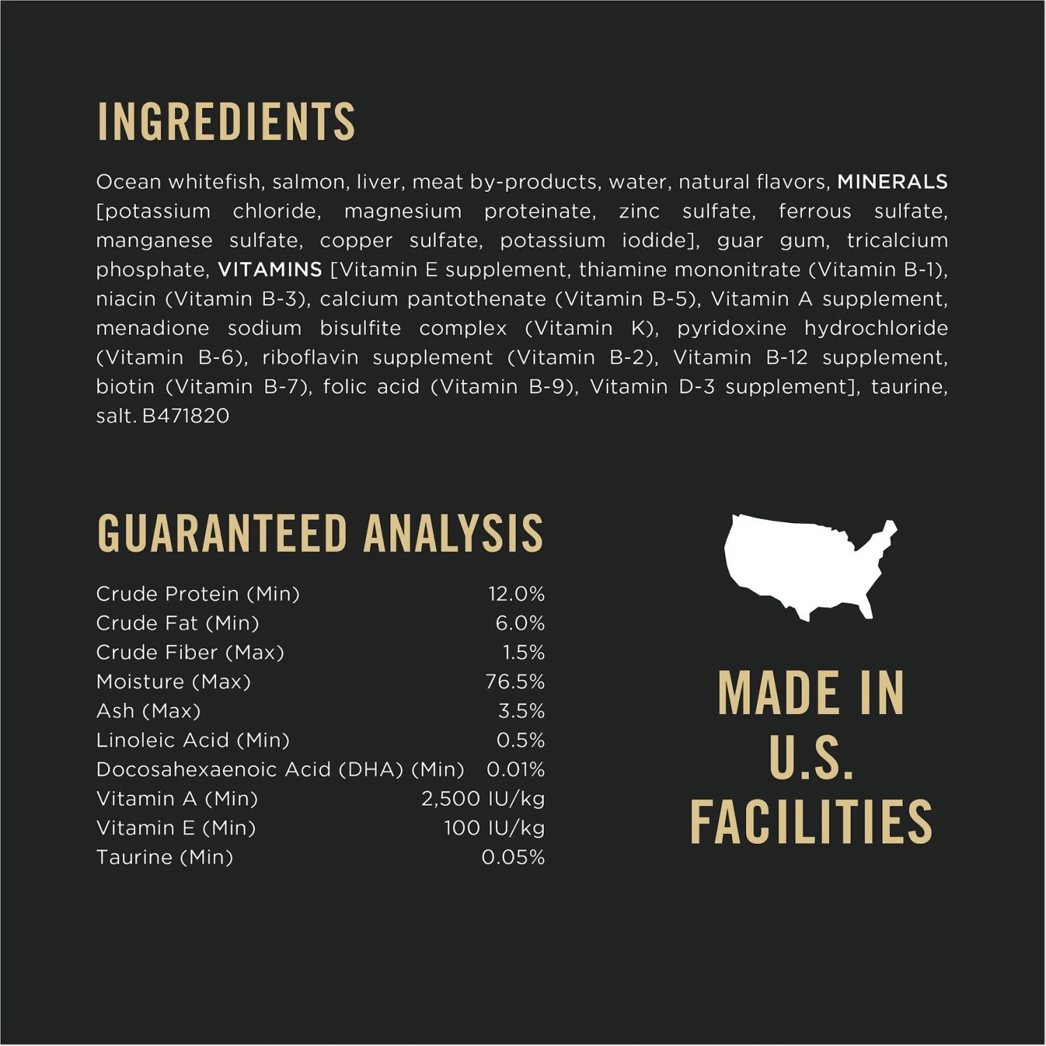 Purina Pro Plan True Nature Natural Ocean Whitefish & Salmon Grain-Free Kitten Formula Canned Cat Food 7 Purina Pro Plan True Nature Natural Ocean Whitefish & Salmon Grain-Free Kitten Formula Canned Cat Food - Image 5