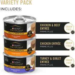 Purina Pro Plan Senior Adult 7+ Poultry & Beef Favorites Pate Variety Pack Canned Cat Food -Almo nature Sales 147957 PT1. AC SS1800 V1640907417
