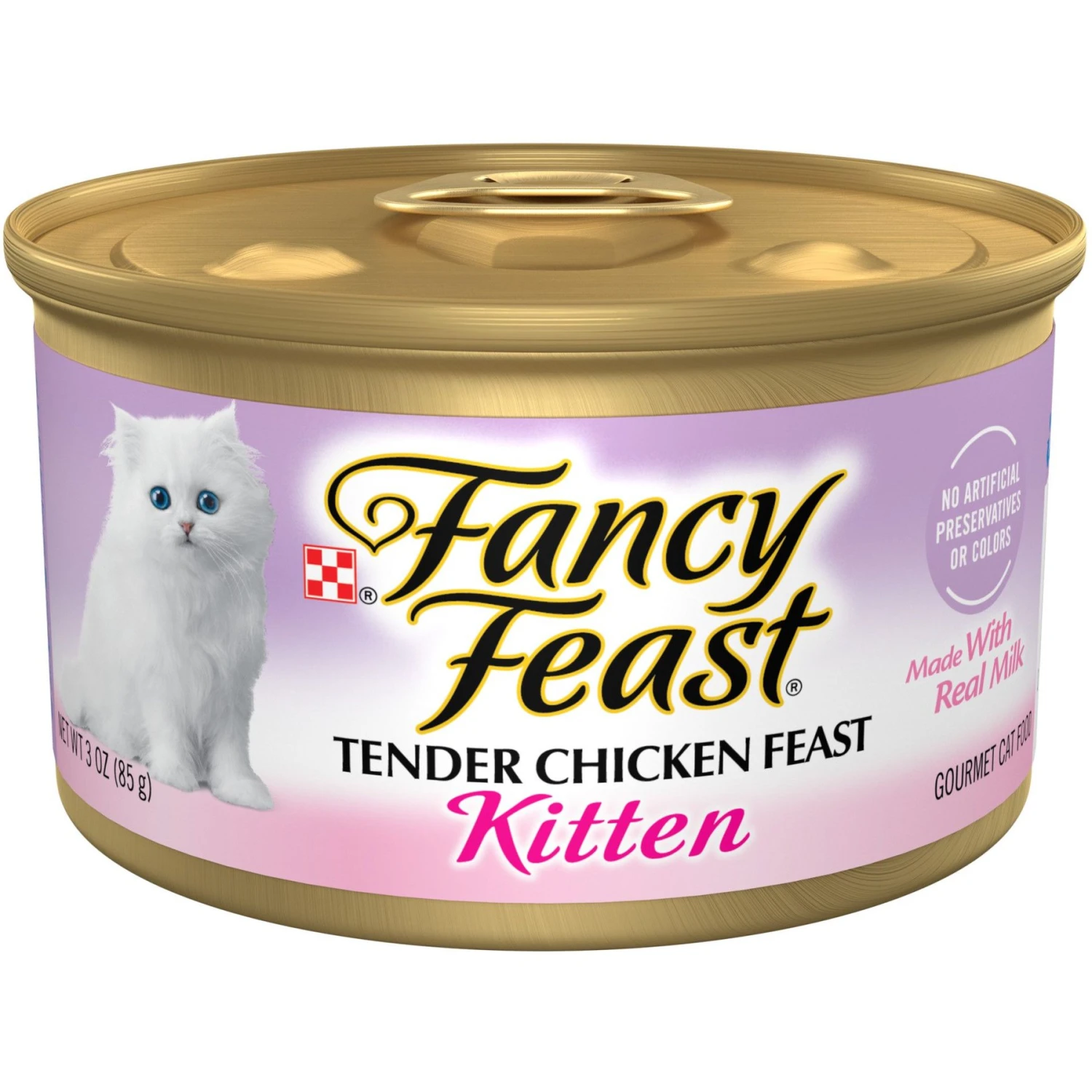 Fancy Feast Kitten Tender Chicken Feast Canned Cat Food 3 Fancy Feast Kitten Tender Chicken Feast Canned Cat Food