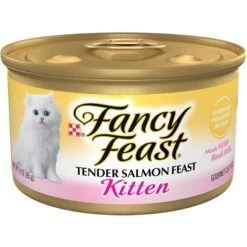 Fancy Feast Kitten Tender Salmon Feast Canned Cat Food
