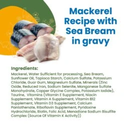 Almo Nature HQS Complete Mackerel With Sea Bream Grain-Free Canned Cat Food -Almo nature Sales 150649 PT3. AC SS1800 V1632850579