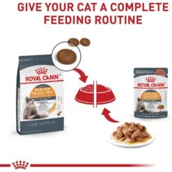 Royal Canin Feline Care Nutrition Hair & Skin Care Chunks In Gravy Pouch Cat Food, 3-oz, Case Of 12 -Almo nature Sales 151283 PT5. AC SS1800 V1697762138