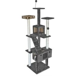 Tiger Tough Double Decker Playground 69.3-in Faux Fur Cat Tree & Condo -Almo nature Sales 152645 PT2. AC SS1800 V1618279020
