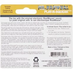 OurPets Play-N-Squeak Narwhal Cat Toy -Almo nature Sales 155045 PT3. AC SS1800 V1558466248