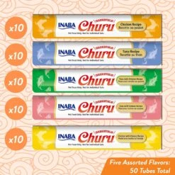 Inaba Churu Tuna & Chicken Puree Variety Pack Grain-Free Lickable Cat Treat -Almo nature Sales 157717 PT2. AC SS1800 V1635975724