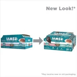 Iams Perfect Portions Indoor Tuna & Salmon Recipe Grain-Free Cuts In Gravy Variety Pack Adult Wet Cat Food Trays -Almo nature Sales 159241 PT2. AC SS1800 V1626816992