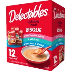 Hartz Delectables Bisque Variety Pack Lickable Cat Treats