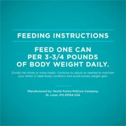 Purina ONE Grain-Free Natural Pate Healthy Kitten Chicken & Salmon Recipe Wet Kitten Food -Almo nature Sales 166133 PT7. AC SS1800 V1658200572