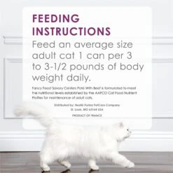 Fancy Feast Savory Centers Beef Canned Cat Food 17 Fancy Feast Savory Centers Beef Canned Cat Food -Almo nature Sales 169577 PT6. AC SS1800 V1560794631