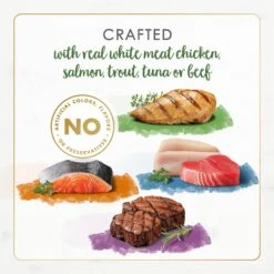 Fancy Feast Gourmet Naturals Pate Variety Pack Canned Cat Food, 3-oz, Case Of 12 -Almo nature Sales 172632 PT4. AC SS1800 V1677102397