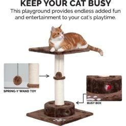 Tiger Tough Scratching Post 22.5-in Faux Fur Cat Tree -Almo nature Sales 173194 PT4. AC SS1800 V1618276924