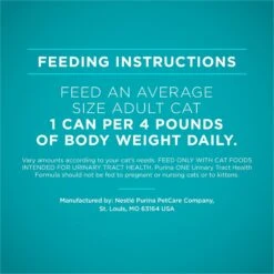 Purina ONE Urinary Tract Health Beef & Liver Recipe Wet Cat Food -Almo nature Sales 175463 PT7. AC SS1800 V1658212766