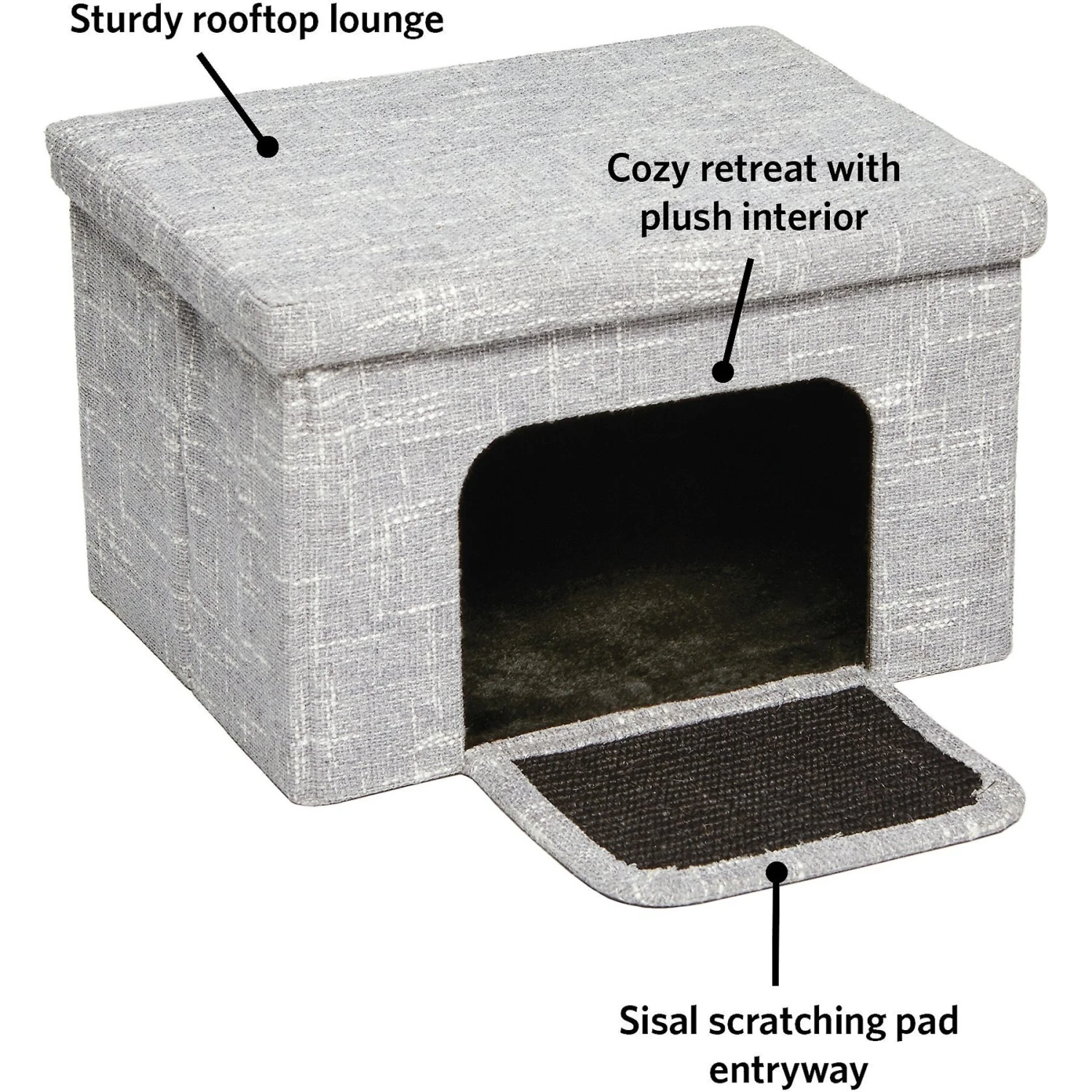 MidWest Curious Cube Cat Condo 5 MidWest Curious Cube Cat Condo - Image 3