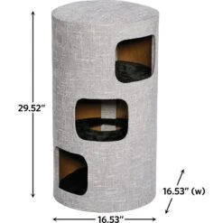 MidWest 3-Story Feline Nuvo Stella Cat Condo, Silver 8 MidWest 3-Story Feline Nuvo Stella Cat Condo, Silver -Almo nature Sales 176502 PT2. AC SS1800 V1559591578