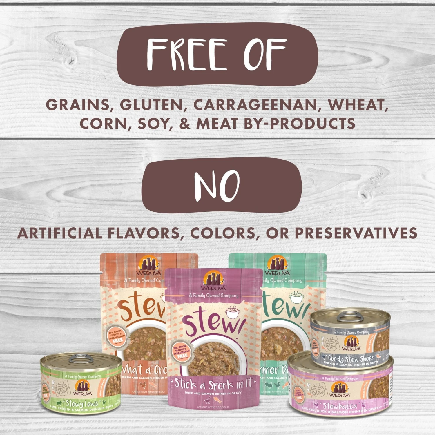 Weruva Classic Cat What A Crock Chicken & Salmon In Gravy Stew Cat Food Pouches 8 Weruva Classic Cat What A Crock Chicken & Salmon In Gravy Stew Cat Food Pouches - Image 6