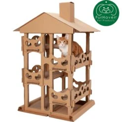 Tiger Tough Tower Playground 22.83-in Corrugated Cat Tree -Almo nature Sales 178843 PT3. AC SS1800 V1613089885