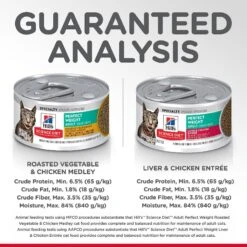 Hill's Science Diet Adult Perfect Weight Vegetable & Chicken & Liver & Chicken Variety Pack Canned Cat Food -Almo nature Sales 181105 PT7. AC SS1800 V1595643062