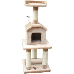 EliteField 45-in Faux Fur Cat Tree & Condo