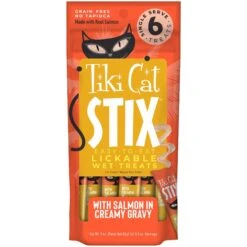 Tiki Cat Stix Salmon In Gravy Grain-Free Wet Cat Treat