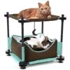 Kitty City Claw Sleeper 17.25-in Faux Fleece Cat Tree -Almo nature Sales 190256 MAIN. AC SS1800 V1564625220