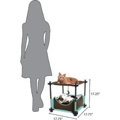 Kitty City Claw Sleeper 17.25-in Faux Fleece Cat Tree 7 Kitty City Claw Sleeper 17.25-in Faux Fleece Cat Tree -Almo nature Sales 190256 PT2. AC SS1800 V1564625217