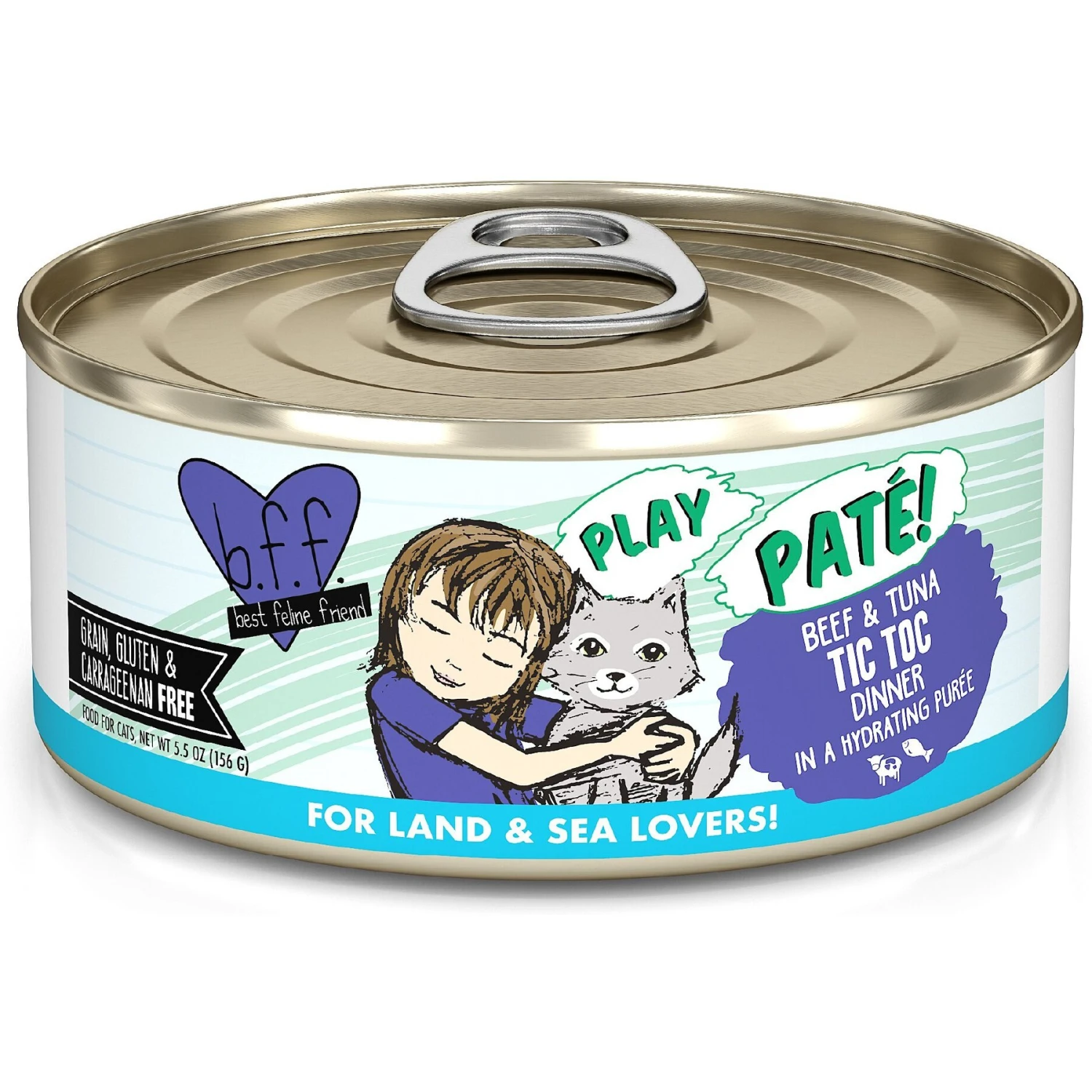 BFF Play Pate Lovers Beef & Tuna Tic Toc Wet Cat Food 3 BFF Play Pate Lovers Beef & Tuna Tic Toc Wet Cat Food