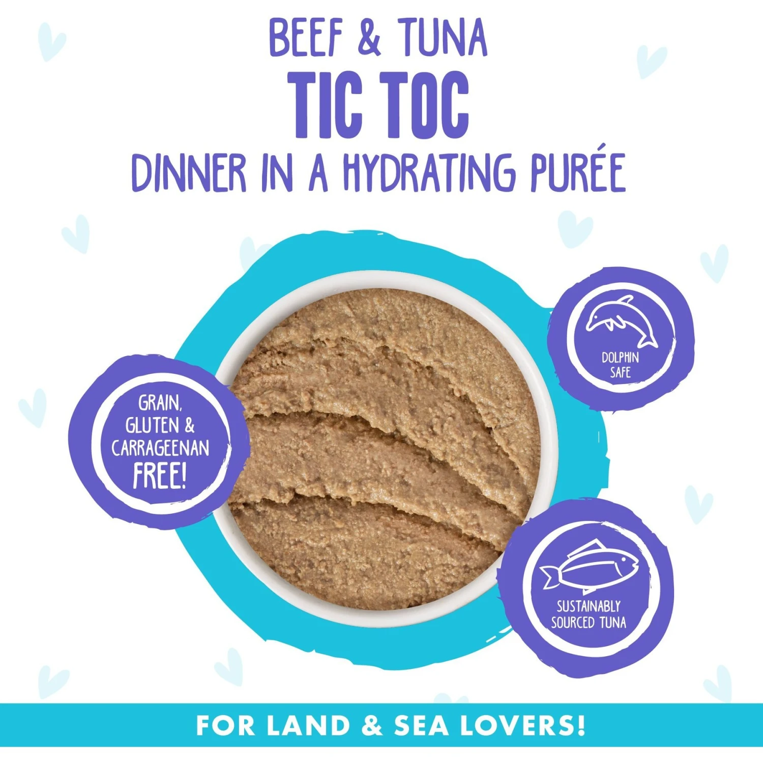 BFF Play Pate Lovers Beef & Tuna Tic Toc Wet Cat Food 5 BFF Play Pate Lovers Beef & Tuna Tic Toc Wet Cat Food - Image 3