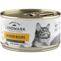 American Journey Landmark Chicken Recipe In Broth Grain-Free Canned Cat Food, 3-oz, Case Of 12