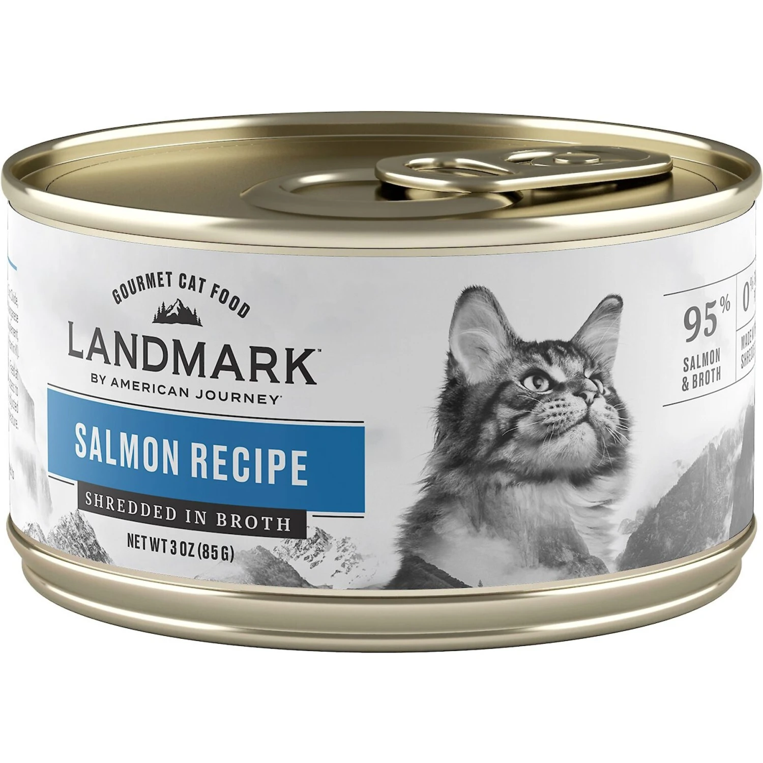 American Journey Landmark Salmon Recipe In Broth Grain-Free Canned Cat Food, 3-oz, Case Of 12 3 American Journey Landmark Salmon Recipe In Broth Grain-Free Canned Cat Food, 3-oz, Case Of 12
